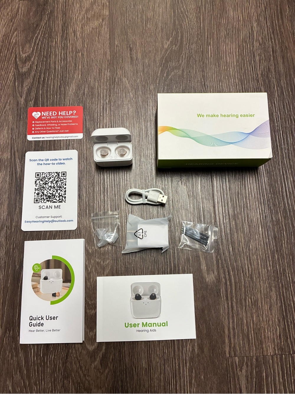 Chosgo Rechargeable OTC In-Ear Hearing Aids